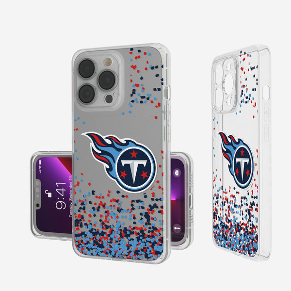 Tennessee Titans Confetti iPhone Clear Case