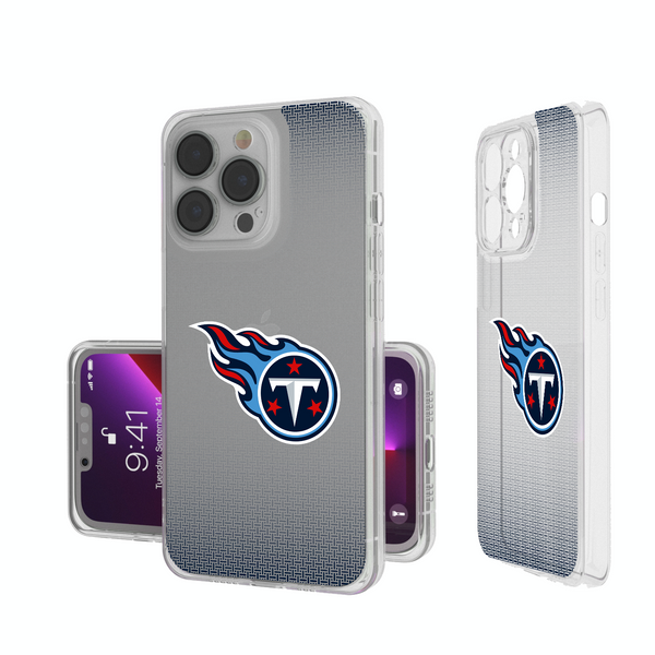 Tennessee Titans Linen iPhone Clear Phone Case