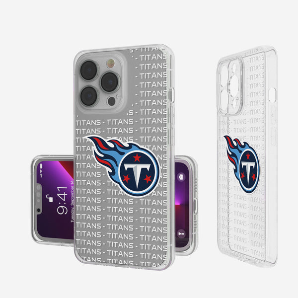 Tennessee Titans Blackletter iPhone Clear Case