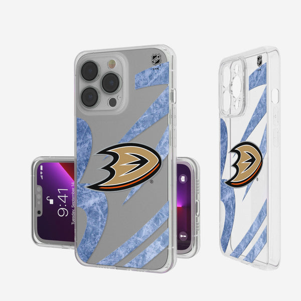 Anaheim Anaheim Ducks Ice Tilt iPhone 7 / 8 / SE Clear Slim Case