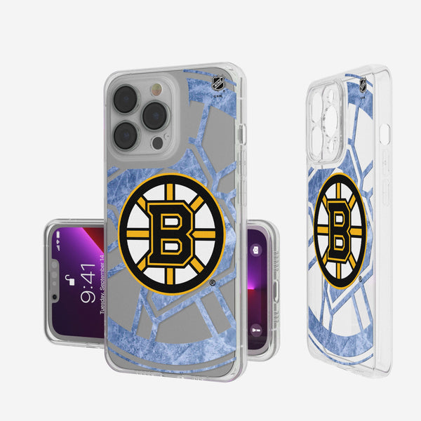 Boston Bruins Ice Tilt iPhone 7 / 8 / SE Clear Slim Case