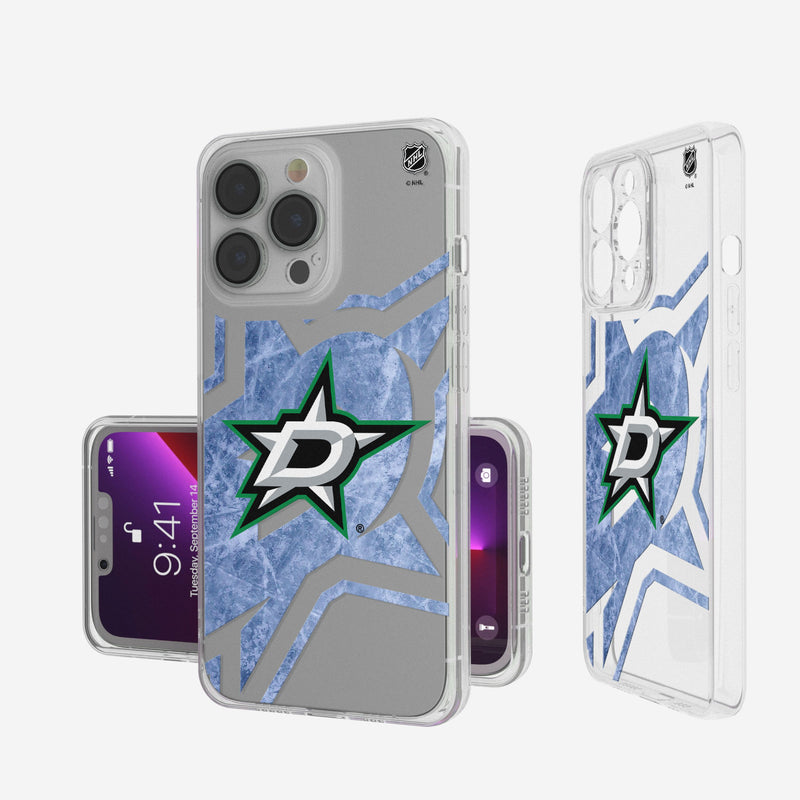 Dallas Stars Ice Tilt iPhone 7 / 8 / SE Clear Slim Case