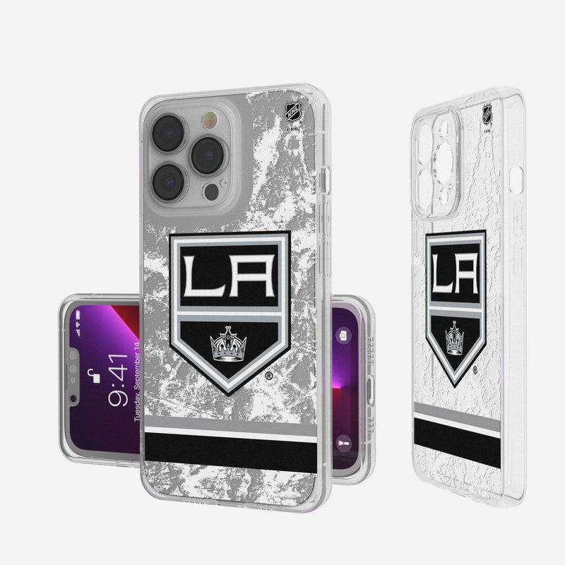 LA Kings Ice Stripe iPhone Clear Case