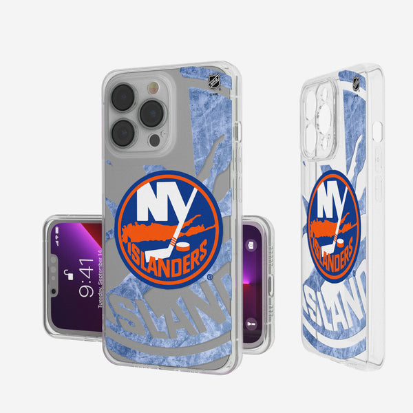 New York Islanders Ice Tilt iPhone 7 / 8 / SE Clear Slim Case