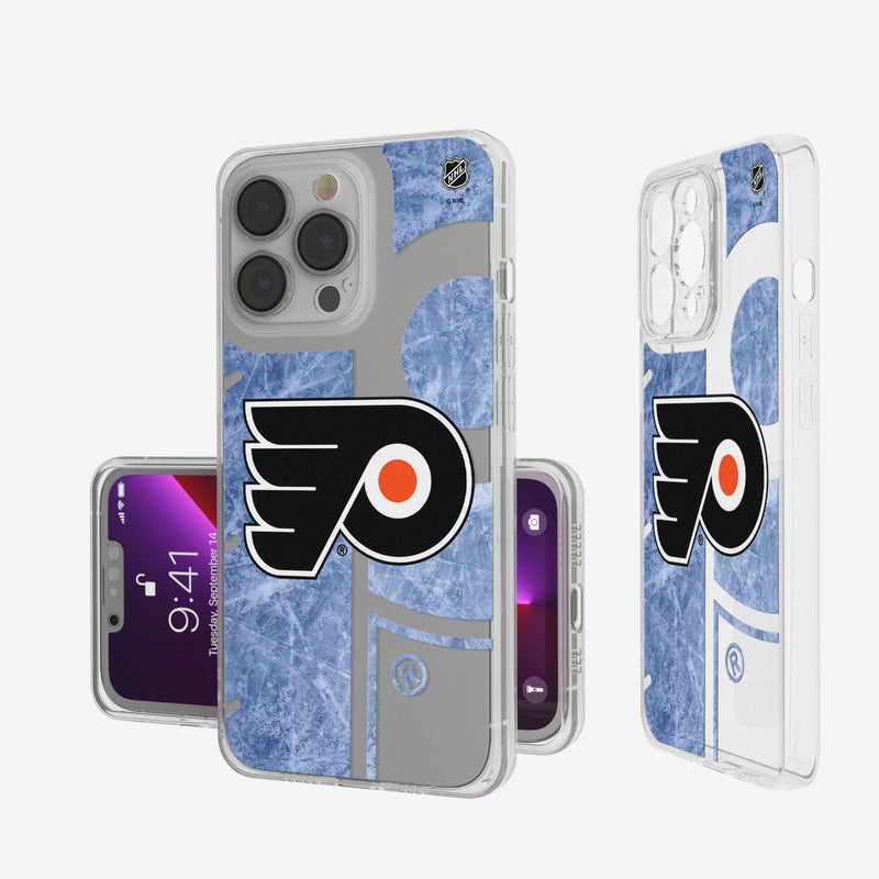 Philadelphia Flyers Ice Tilt iPhone 7 / 8 / SE Clear Slim Case