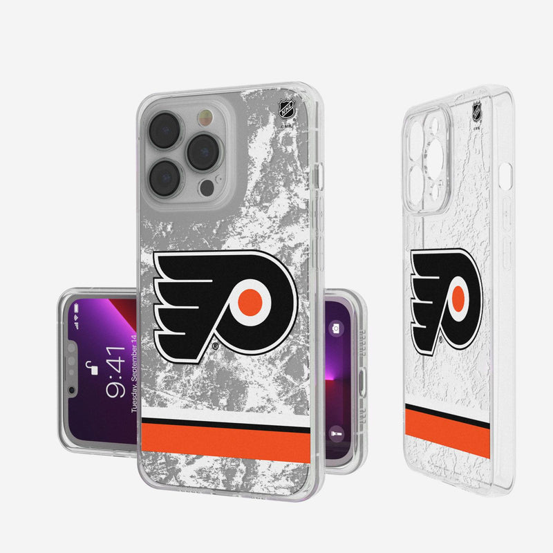 Philadelphia Flyers Ice Stripe iPhone Clear Case
