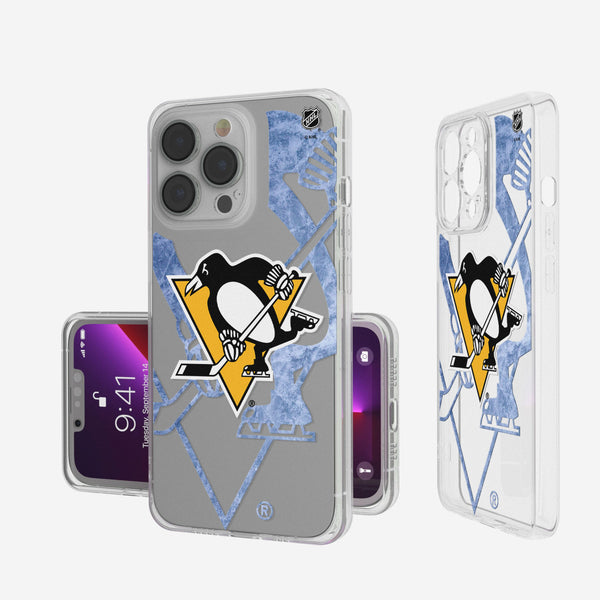 Pittsburgh Penguins Ice Tilt iPhone 7 / 8 / SE Clear Slim Case