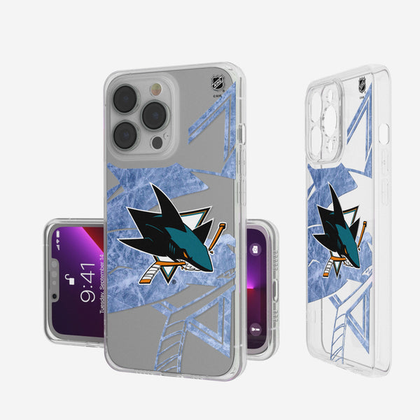San Jose Sharks Ice Tilt iPhone 7 / 8 / SE Clear Slim Case
