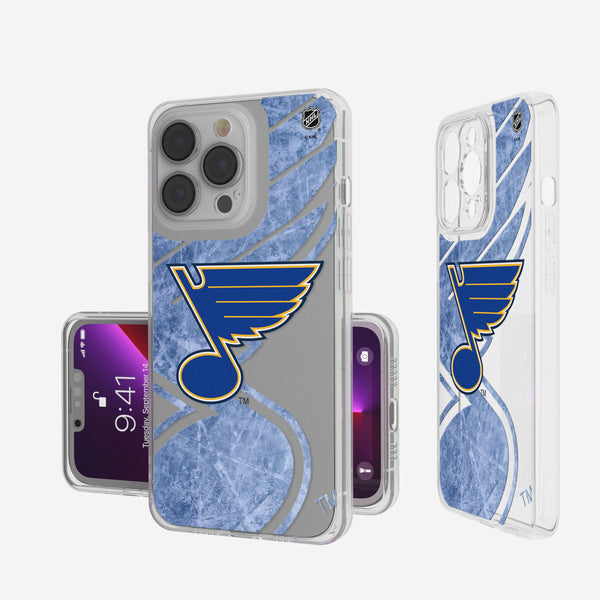 St. Louis Blues Ice Tilt iPhone 7 / 8 / SE Clear Slim Case