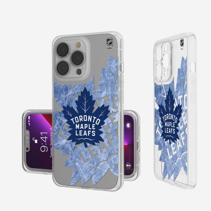 Toronto Maple Leafs Ice Tilt iPhone 7 / 8 / SE Clear Slim Case
