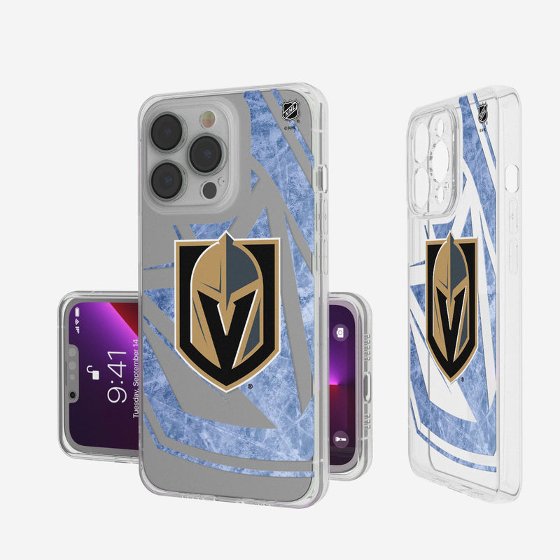 Vegas Golden Knights Ice Tilt iPhone 7 / 8 / SE Clear Slim Case