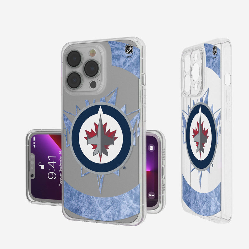 Winnipeg Jets Ice Tilt iPhone 7 / 8 / SE Clear Slim Case