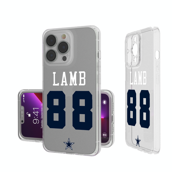 CeeDee Lamb Dallas Cowboys 88 Ready iPhone Clear Phone Case