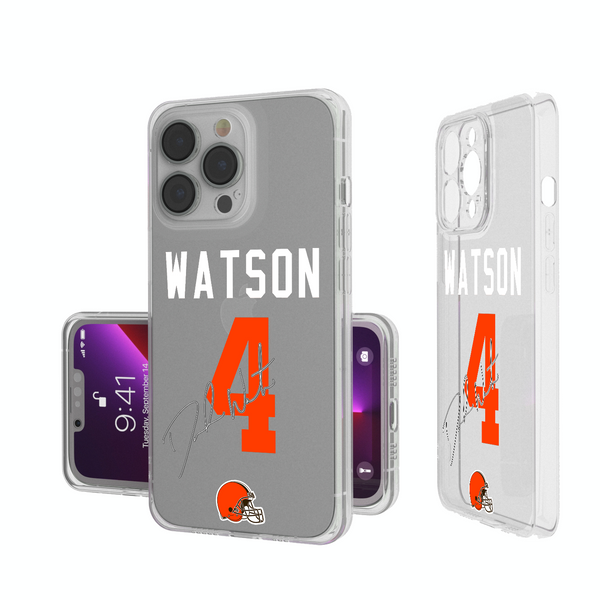 Deshaun Watson Cleveland Browns 4 Ready iPhone Clear Phone Case