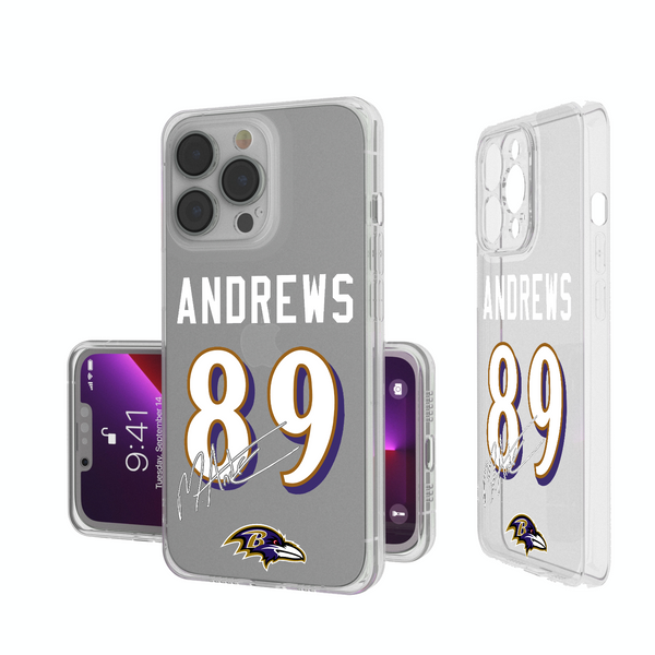 Mark Andrews Baltimore Ravens 89 Ready iPhone Clear Phone Case