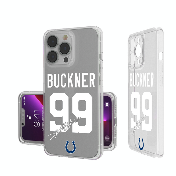 DeForest Buckner Indianapolis Colts 99 Ready iPhone Clear Phone Case