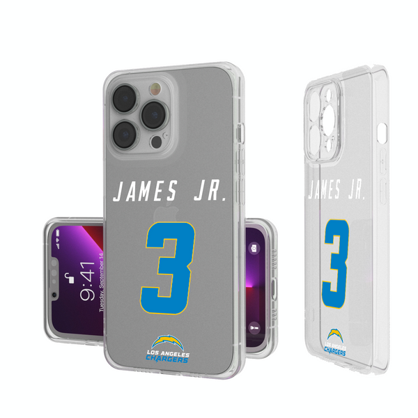 Derwin James Jr. Los Angeles Chargers 3 Ready iPhone Clear Phone Case