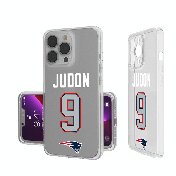 Matthew Judon New England Patriots 9 Ready iPhone Clear Phone Case