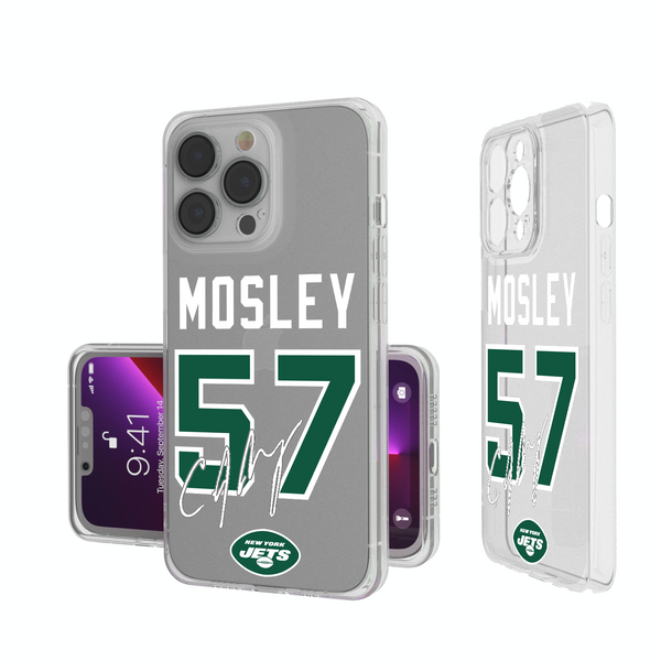 C.J. Mosley New York Jets 57 Ready iPhone Clear Phone Case