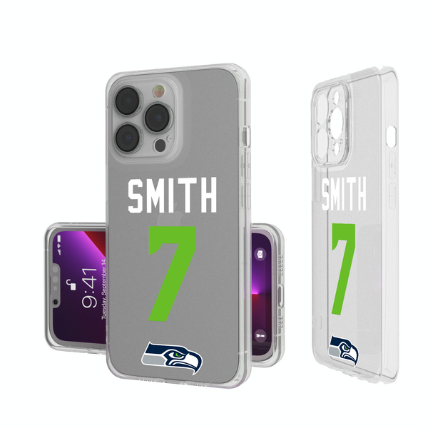 Geno Smith Seattle Seahawks 7 Ready iPhone Clear Phone Case