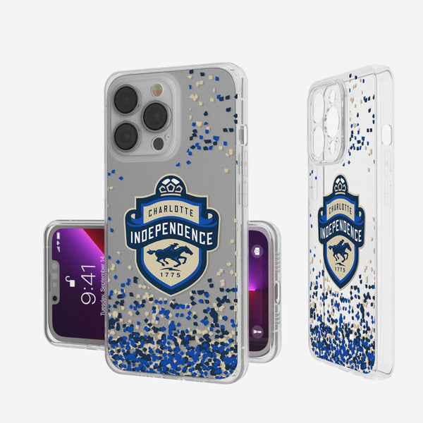 Charlotte Independence  Confetti iPhone 7 / 8 / SE Clear Slim Case