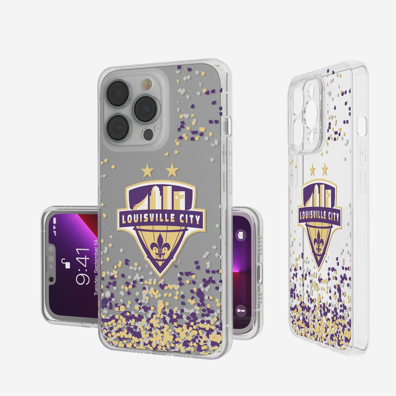 Louisville City FC Confetti Clear Case