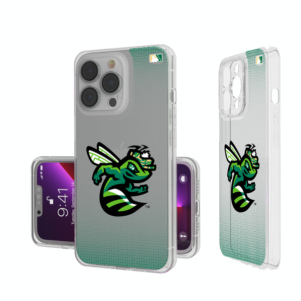 Augusta GreenJackets Linen iPhone Clear Phone Case