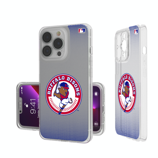 Buffalo Bisons Linen iPhone Clear Phone Case