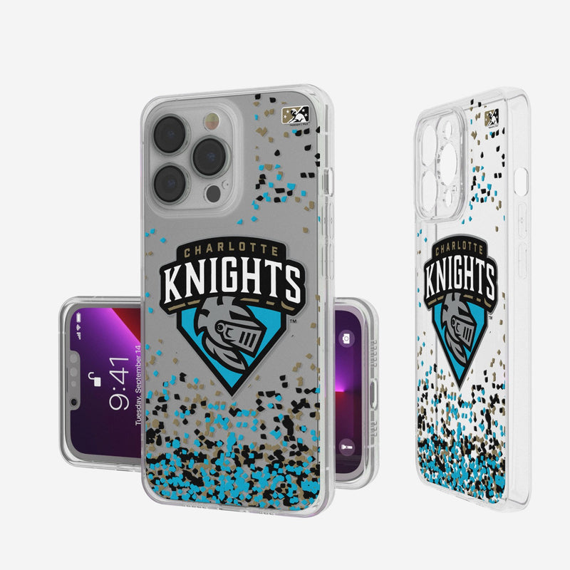 Charlotte Knights Confetti iPhone Clear Case