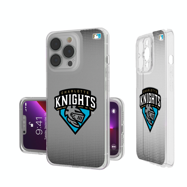 Charlotte Knights Linen iPhone Clear Phone Case