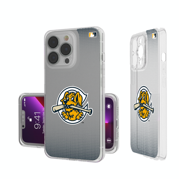 Charleston RiverDogs Linen iPhone Clear Phone Case