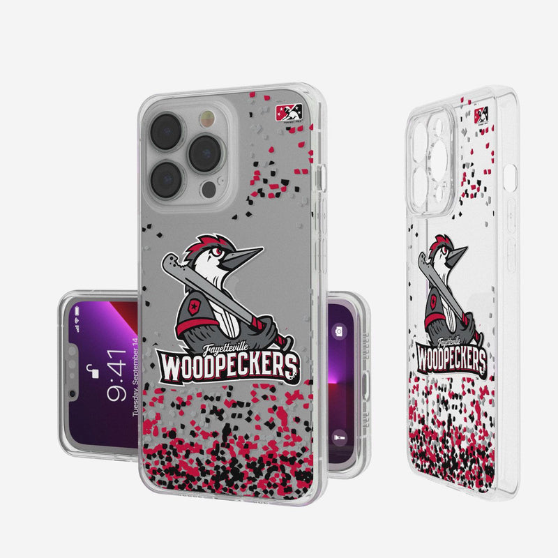 Fayetteville Woodpeckers Confetti iPhone Clear Case