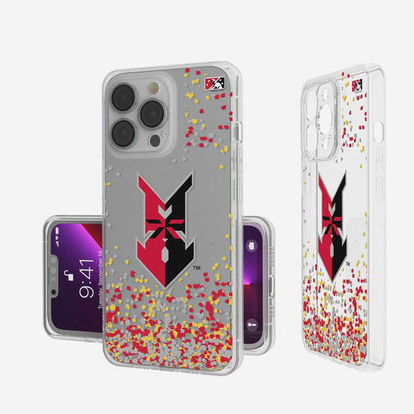 Indianapolis Indians Confetti iPhone Clear Case