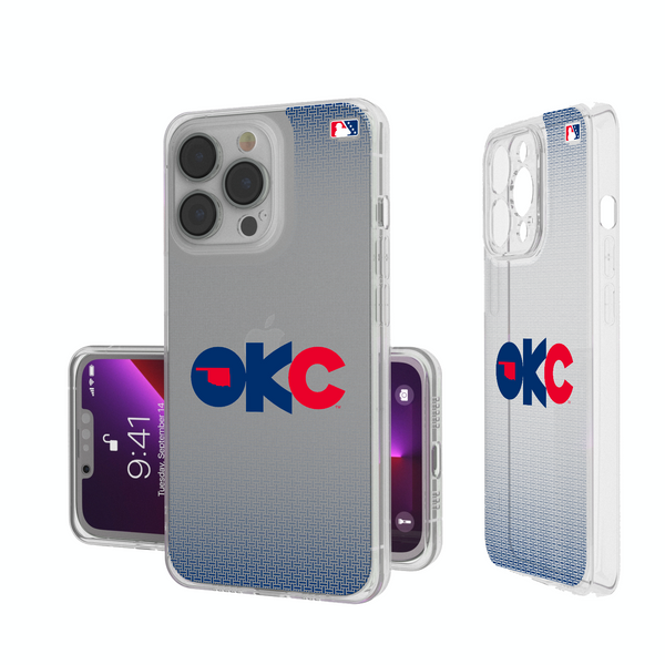 Oklahoma City Baseball Club Linen iPhone Clear Phone Case