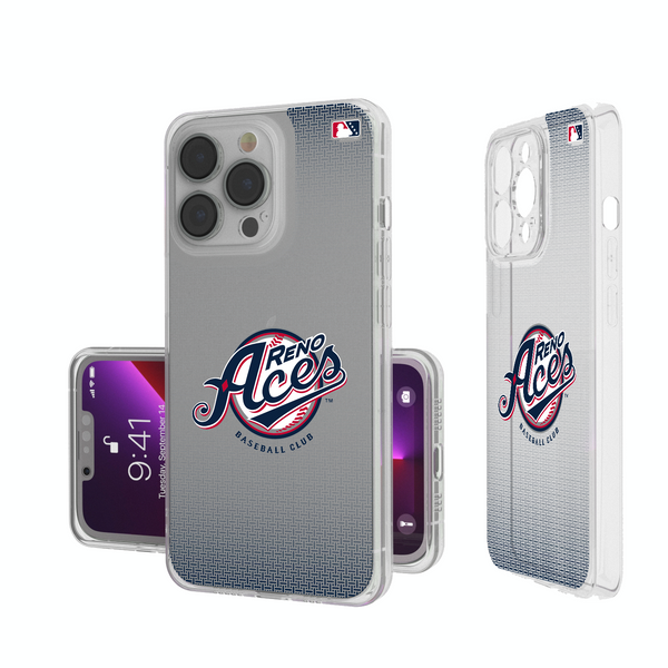 Reno Aces Linen iPhone Clear Phone Case