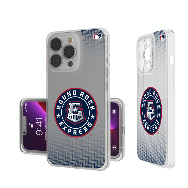 Round Rock Express Linen iPhone Clear Phone Case