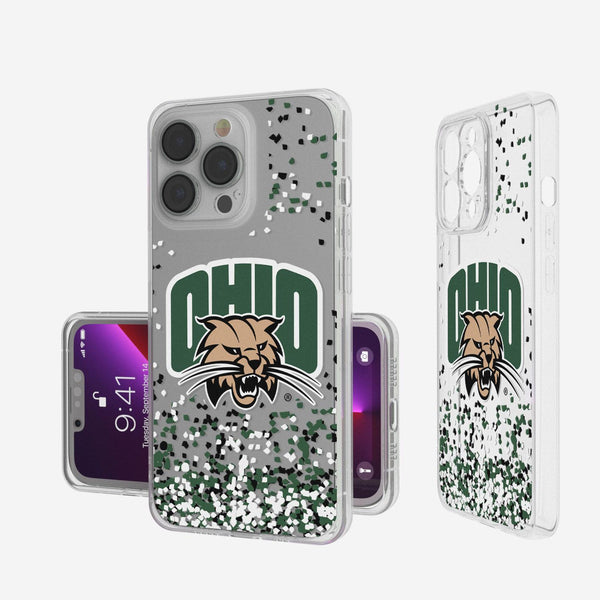 Ohio University Bobcats Confetti iPhone Clear Case