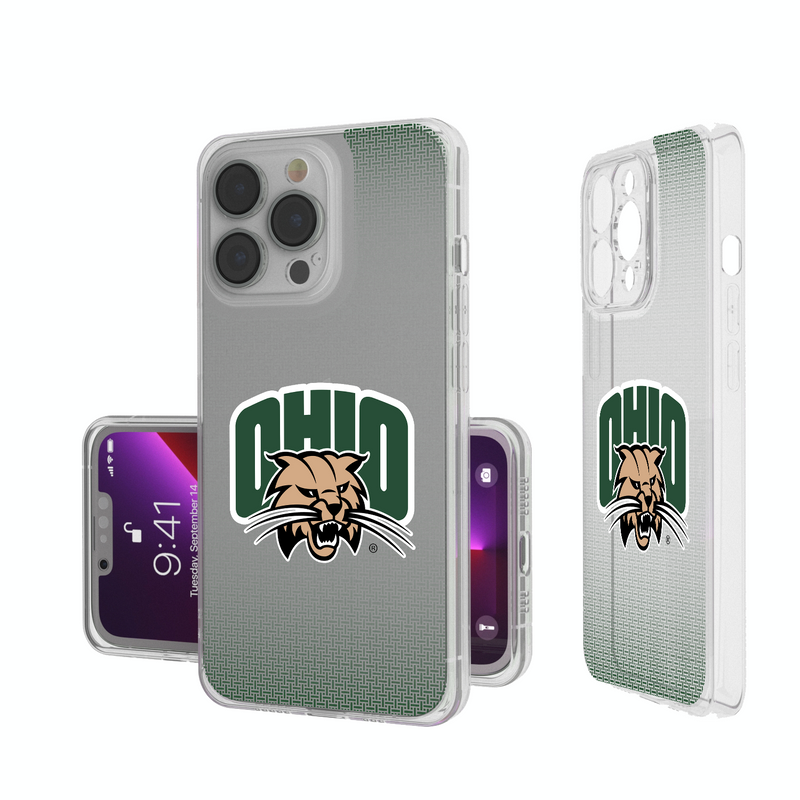 Ohio University Bobcats Linen iPhone Clear Phone Case