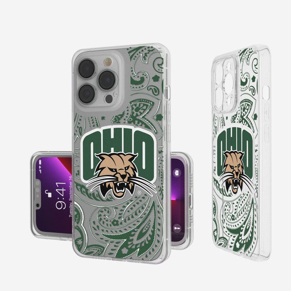 Ohio University Bobcats Paisley iPhone Clear Case