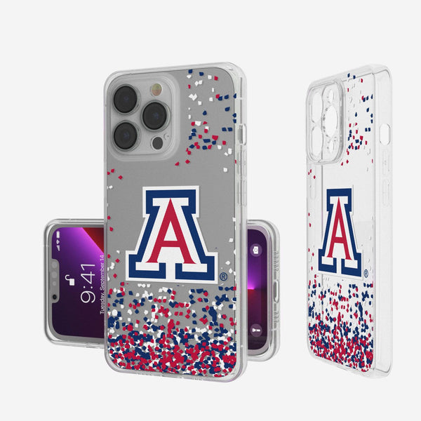 Arizona Wildcats Confetti iPhone Clear Case