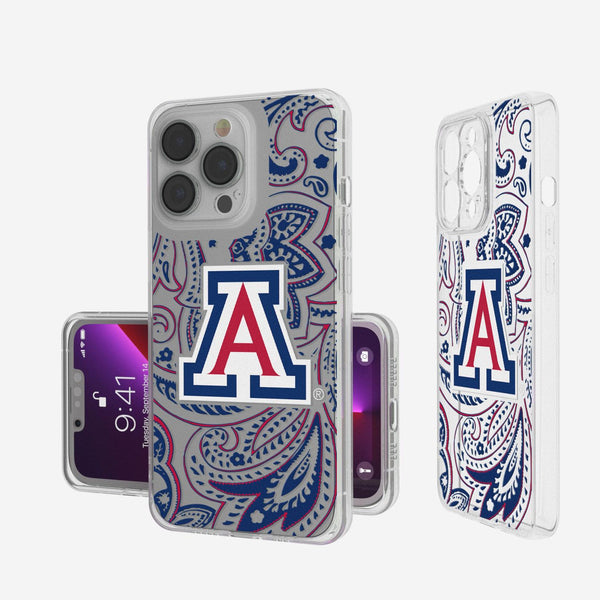 Arizona Wildcats Paisley iPhone Clear Case