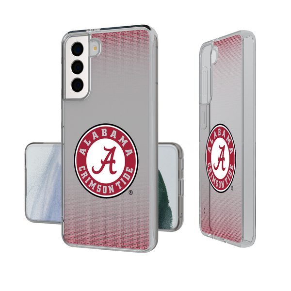Alabama Crimson Tide Linen Galaxy Clear Phone Case