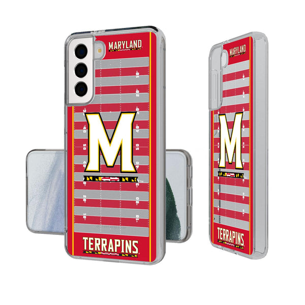 Maryland Terrapins Football Field Galaxy Clear Case