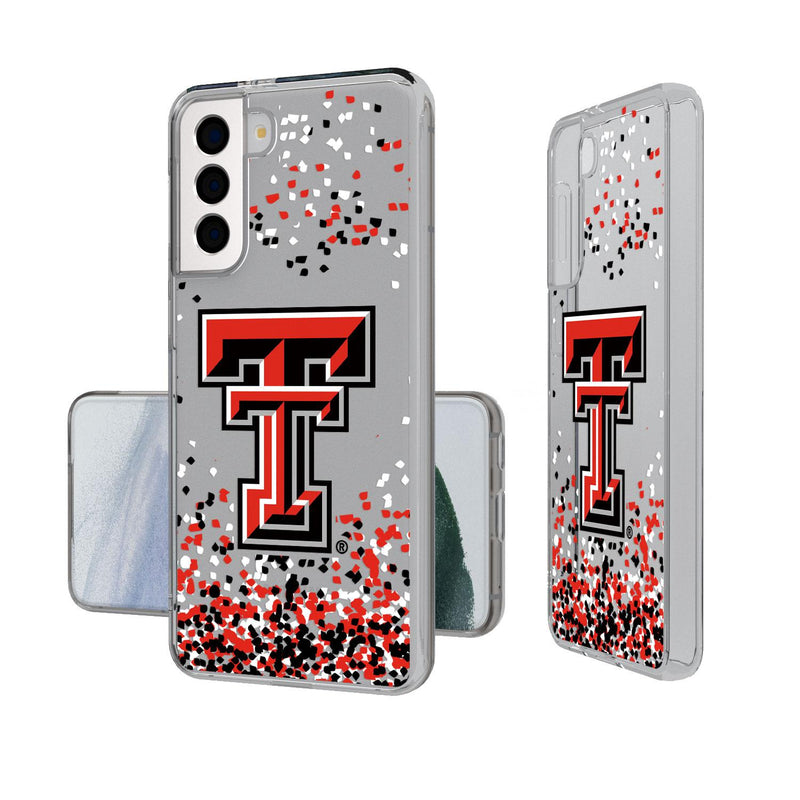 Texas Tech Red Raiders Confetti Galaxy Clear Case