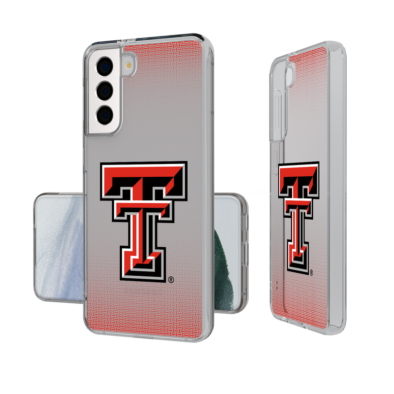 Texas Tech Red Raiders Linen Galaxy Clear Phone Case