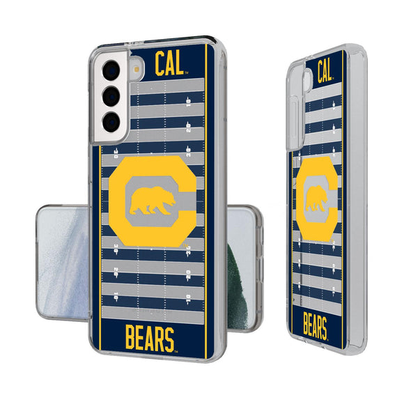 California Golden Bears Football Field Galaxy Clear Case