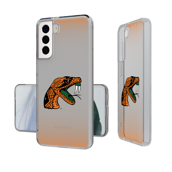 Florida A&M Rattlers Linen Galaxy Clear Phone Case