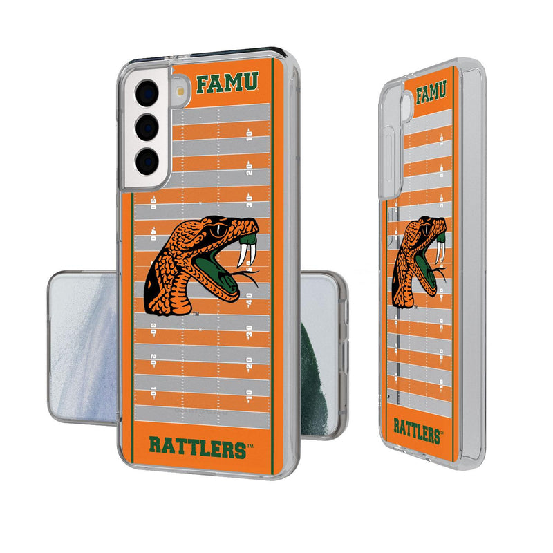 Florida A&M Rattlers Football Field Galaxy Clear Case