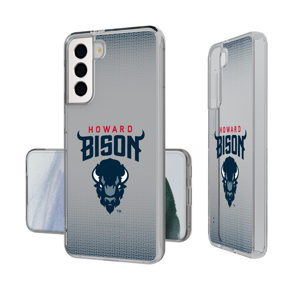 Howard Bison Linen Galaxy Clear Phone Case