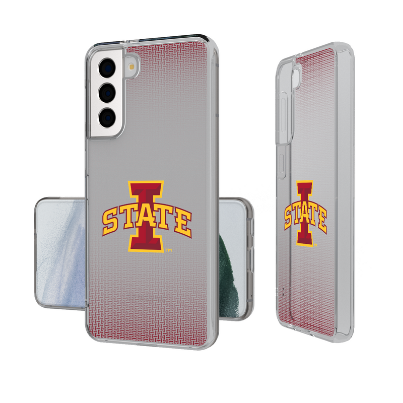 Iowa State Cyclones Linen Galaxy Clear Phone Case